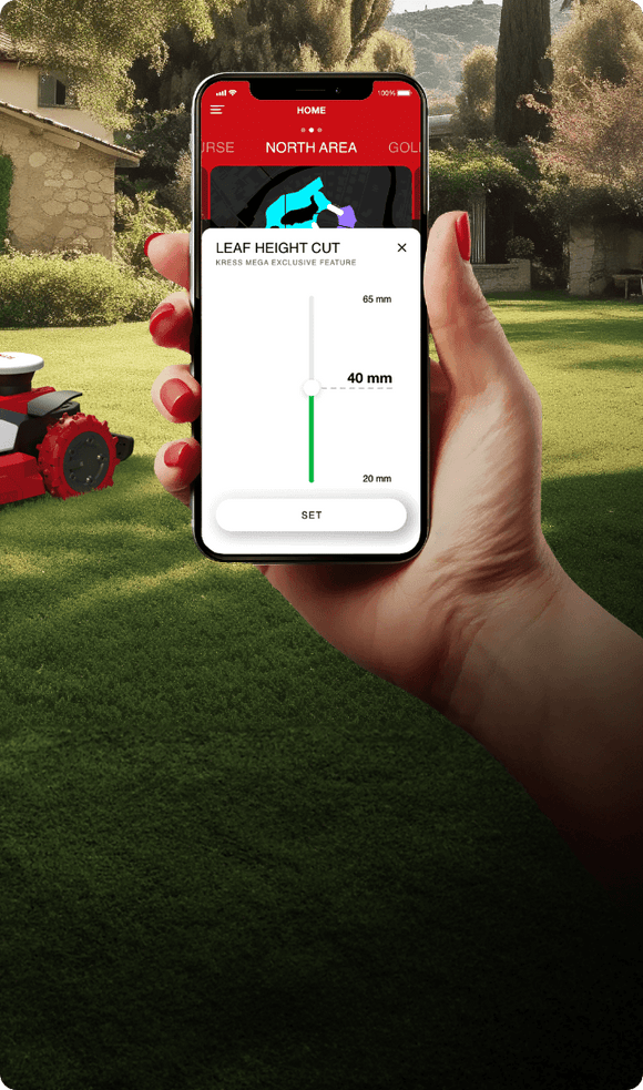 NOUVEAU: KR237 Tondeuse robotisée Kress RTKⁿ de 304 920 (pi²) avec OAS (Obstacle Avoidance System)